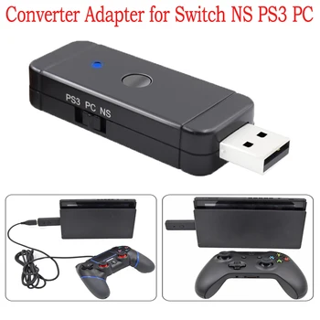 Беспроводной проводной контроллер Конвертер геймпада USB-адаптер для Nintendo Switch NS для PS3 PS4 Xbox 360/ Xbox Slim проводной контроллер