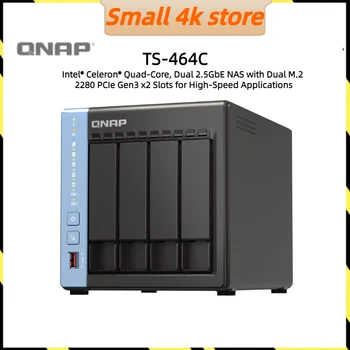 QNAP TS-464C Облачное хранилище NAS с 4 отсеками 8G 2.5GbE Сервер NAS Сетевое Запоминающее устройство pk Synology DS923+