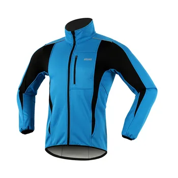 Мужская куртка для бега, зимняя всепогодная флисовая теплая куртка для велоспорта, спортивная верхняя мужская одежда для тренировок, толстая куртка на молнии