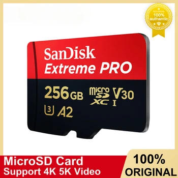 SanDisk Extreme Pro Trans Флэш-карта Micro SD Card SDXC UHS-I 512 ГБ 256 ГБ 128 ГБ 64 ГБ U3 V30 TF Адаптер для карт памяти Microsd