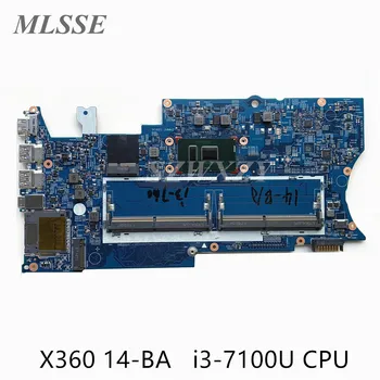 Восстановленная материнская плата для ноутбука HP Pavilion x360 14-BA DDR4 i3-7100U процессор 2,40 ГГц 923689-601 16872-1 448.0C203.0011