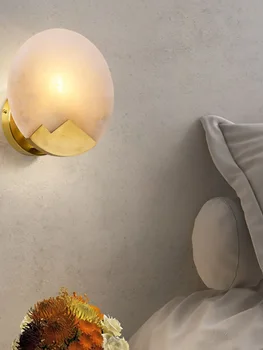 современная хрустальная аппликация lumineuse design lustre led длинные настенные бра smart bed корейский декор комнаты синий настенный светильник