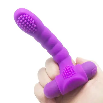 высококачественный силиконовый вибратор, стержень, секс-вибратор, влагалище, 10 скоростей, пальцевая usb-зарядка, секс-игрушки для женщин