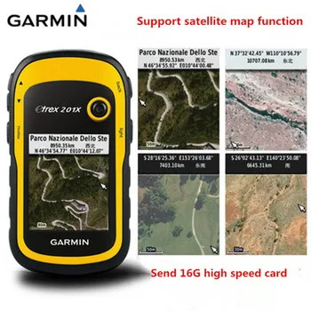 100% Оригинальный Ручной GPS-навигатор Garmin eTrex 201X Для наружного использования, Индикатор Положения Координат, Измерение Площади etrex 201x unit 221X
