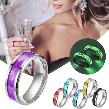 Световое кольцо, модное женское светящееся кольцо на День Святого Валентина, может светиться кольцом для девочки-подростка