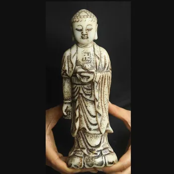 Статуя Будды ручной работы из нефрита из старого Фарфора 1440 г