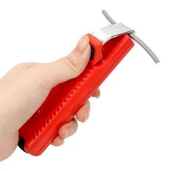 Мини-нож электрика DIYWORK 8-28 мм, Регулируемый кабель из ПВХ, Нож для зачистки кабеля, Нож для зачистки проводов, Пластиковая ручка