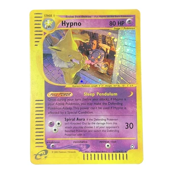 Одиночные карты Pokemon 1st Edition E-Card Hypno Aquapolis (AQ) Фольгированные карты Ampharos Skyridge Psyduck Classic Game Collection PROXY
