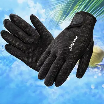 2шт 1,5 мм Неопреновые перчатки для плавания с маской и трубкой для подводного плавания для взрослых Женщин Мужчин