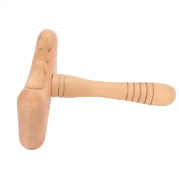 Деревянный инструмент Гуа Ша, улучшающий боль, Закругленные края, Легкий Многофункциональный инструмент для выскабливания, массажа, балансировки энергии, Портативный для