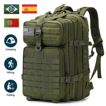 30Л/50Л Рюкзак для путешествий на открытом воздухе, Походный рюкзак для кемпинга, альпинизма, новый Портативный Тактический рюкзак MOLLE 3P, дорожная сумка