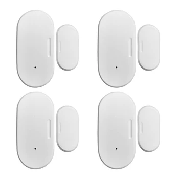 4X Датчик двери и окна Tuya Zigbee Автоматизация умного дома Защита безопасности Приложение Smartlife Сигнализация Дистанционное нажатие в режиме реального времени