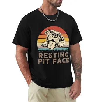 Футболка Resting Pit Face, футболки на заказ, футболки с коротким рукавом, футболки для мальчиков, футболки оверсайз, мужские футболки