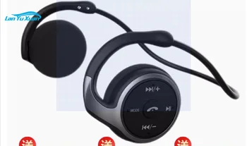 Беспроводные Спортивные наушники Bluetooth 5.0 Карта с двумя наушниками, головной убор, подвесное ухо, Встроенная шея