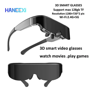 2021 самые продаваемые четырехъядерные Android 3D видео смарт-очки man virtual display большой экран смарт-очки Поддержка IOS Android