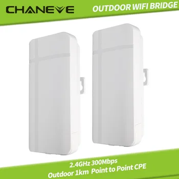 Лифт CHANEVE Выделенный WiFi мост Точка-точка CPE 2,4 ГГц Наружная точка доступа 300 Мбит/с Wi-Fi точка доступа для мониторинга IP-камеры