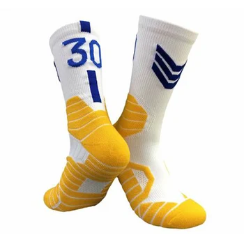 Детские элитные баскетбольные носки, профессиональные баскетбольные носки Super Star Number, Нескользящий низ из полотенец, Детские спортивные носки на открытом воздухе.