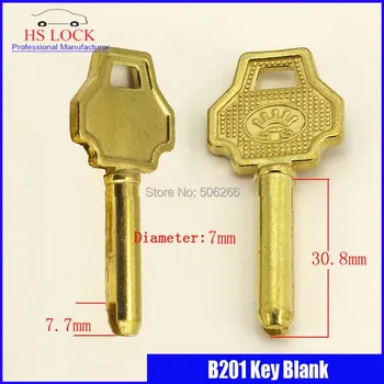 ключ эмбриона оптом Заготовка для семиточечного цилиндрического дверного ключа Гражданский бланк ключа костюм для вертикальной машины для резки ключей B201