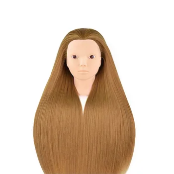 Модель головы с волосами Цюаньчжэнь, ученица парикмахерской, практикующая парикмахерское искусство, кукольная голова, модель головы, поддельная голова