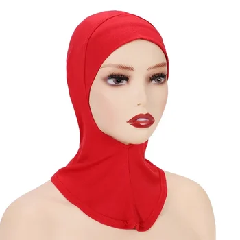 Мягкая Модальная Мусульманская Шляпа-Тюрбан, Внутренний Хиджаб, Шапки, Исламский Шарф, Капот, Индийская Шляпа, Женская Повязка На Голову, Turbante Mujer