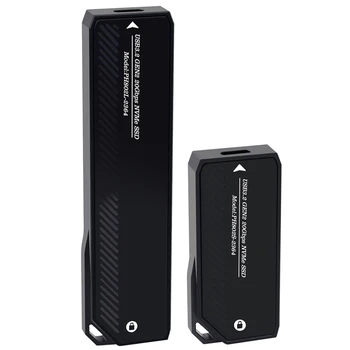 Коробка для мобильного жесткого диска M.2-Type-C Карта-адаптер NVME 20 Гбит/с USB 3.2 Gen2 Адаптер Внешний Корпус SSD Поддержка M2 SSD 2280/42/60