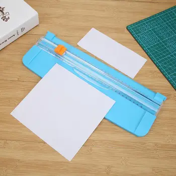 Станок для резки бумаги с запасным ножом, удобный выдвижной резак для бумаги с автоматической защитой фотографий для изготовления купонов