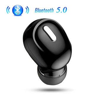 Беспроводные Bluetooth-совместимые наушники-вкладыши 5.0 с микрофоном, телефонная гарнитура громкой связи, беспроводные наушники Samsung Xiaomi