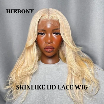 Длинные Светлые Парики HD Lace 13x6 Full Frontal Wigs Объемная Волна 250% Бесклеевые Волосы Blonde 5x5 HD Closure Wigs Предварительно Выщипанный Фронтальный Парик 13x4