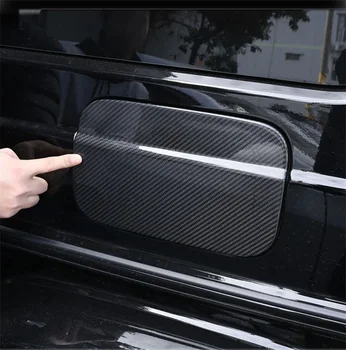 Наклейка на панель крышки топливного бака из настоящего углеродного волокна Для Mercedes Benz G Class W463 G63 G500 2019-2022 Стайлинг автомобиля