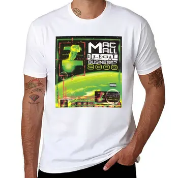Новая футболка Mac Mall For Fans, милые топы, короткая футболка, мужская одежда