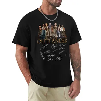Фирменная футболка Outlander, футболки для тяжеловесов, летняя одежда, футболки больших размеров, мужская футболка с рисунком