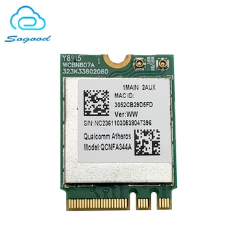 Для внутренней беспроводной сетевой карты Qualcomm Atheros QCNFA344A AC dual band 2.4G & 5G + Bluetooth 4.1 802.11 AC NGFF/M.2 600 Мбит/с