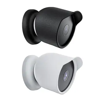 Водонепроницаемый силиконовый чехол для Google Nest Cam Наружная или внутренняя (аккумуляторная) камера безопасности Защитный чехол Аксессуары