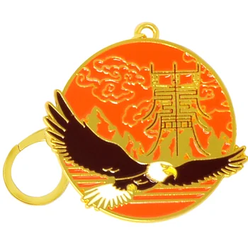 Школьный Китайский Талисман Feng Shui Eagle, Амулет Отличия, Брелок на Удачу