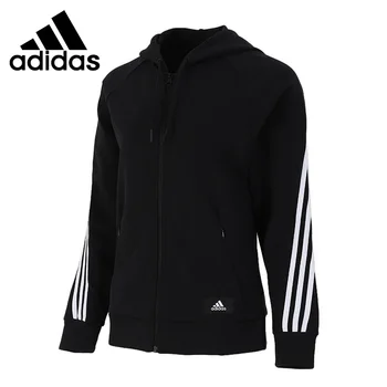 Оригинальное Новое поступление женской спортивной куртки Adidas W FI 3S FZ REG с капюшоном