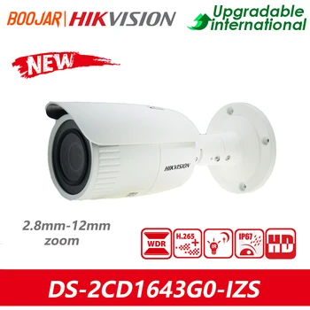 Hikvision Original DS-2CD1643G0-IZS 4-Мегапиксельная Сетевая Камера Bullet с переменным Фокусным расстоянием 2,8-12 мм С поддержкой Зума Аудио и сигнализации IR 50M IP67