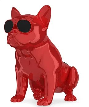 Система Siiaero (Jarre) Французский Официальный Беспроводной Аудиосистемный динамик Bulldog Для компьютера [точечный] Динамик Bulldog - красный