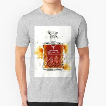Футболка Dalmore Scotch Hhiskey Artwork, футболка из 100% хлопка, напиток Виски Highland Irish Scotch, Шотландский Далморский ликеро-водочный завод Jim Beam