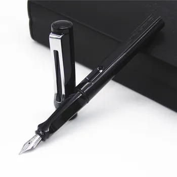 Перьевая ручка JINHAO 599 Black для студенческой четырехугольной каллиграфии со средним кончиком, новая