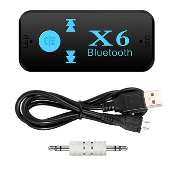 Aux Bluetooth Адаптер Для автомобиля 3,5 мм Разъем USB Bluetooth4.0 для Ford Focus 2 3 Fiesta Mondeo Kuga Citroen C4 C5 Skoda Octavia Rapi