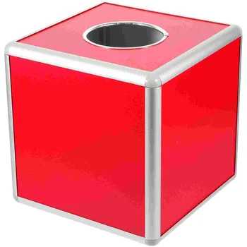 Лотерейная коробка с крышками Металлические ящики для пожертвований Ящик для предложений для сбора бонусов за бизнес-голосование Ящик для хранения бонусов