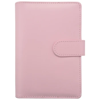 A6 Binder Planner, розовый блокнот в переплете и 12 штук, папка на молнии с 6 отверстиями, карманы для переплета, конверт для наличных, кошелек