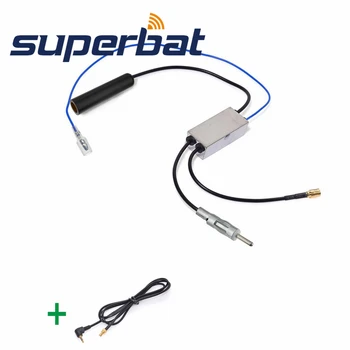 Автомобильный радиоприемник Superbat DAB FM/AM в DAB/FM/ AM Антенна/Антенный Усилитель/Преобразователь/Разветвитель 2,5 мм Разъем Антенный Адаптер