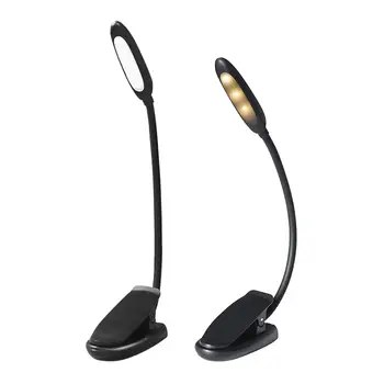 Мини-светодиодная настольная лампа для защиты глаз USB-зажимной ночник для чтения, лампа для чтения в гостиной, прикроватной тумбочке, спальне в общежитии