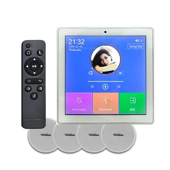 Профессиональная Стереосистема Blue-tooth Wireless Android Pad В Настенном Усилителе Smart Home Music Audio Video System