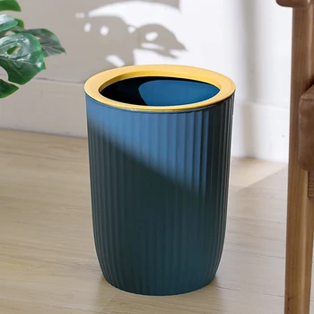 Пластиковые креативные корзины для мусора 4 цветов Ins в скандинавском цветовом стиле для ванной комнаты, гостиной, мусорных баков для хранения мусора