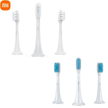 Оригинальная Головка Электрической Зубной щетки Xiaomi Mijia 3ШТ для T300 и T500 Smart Acoustic Clean Головки зубных щеток 3D Комбинируют Головки Щеток