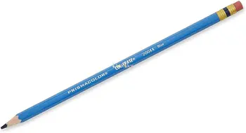 20044 Стираемый цветной карандаш Prisma Color Col-Erase, синий, коробка из 12 штук /Синие карандаши с ластиком, Предварительно заточенный карандаш, Контрольный карандаш