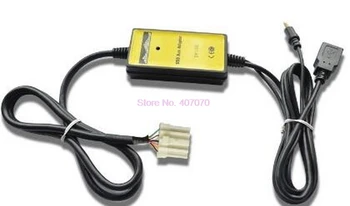 DHL или FedEx 5шт Авто Стиль Автомобиля USB Aux-in Адаптер MP3-плеер Радиоинтерфейс для Mazda 323/3/5/CX7/MX5/MPV/Miata для автомобилей