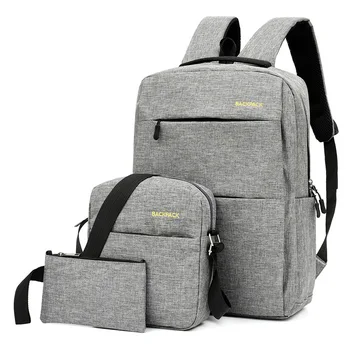 Оригинальный заводской одиночный рюкзак, состоящий из трех частей, рюкзак для компьютера для зарядки на открытом воздухе, для младших классов средней и начальной школы